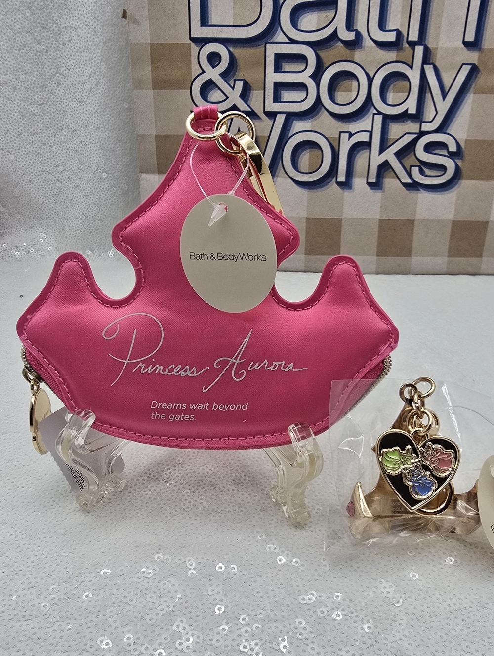 Disney Princess x Bath & Body Work  Aurora Coin Purse & Pocketbac Holder - Picture 3 of 11